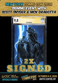 ABSOLUTE BATMAN #23 DELL'OTTO CGC SS 9.8 2X SIGNED SNYDER/DRAGOTTA NYCC PRESALE