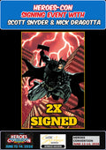 ABSOLUTE BATMAN #21 MAHNKE RAW  SNYDER/DRAGOTTA SIGNED HEROES-CON PRESALE NM/COA