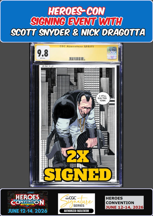 ABSOLUTE BATMAN #21 PENGUIN VAR CGC SS 9.8 SNYDER/DRAGOTTA HEROES-CON PRESALE