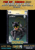 ABSOLUTE CATWOMAN #2 CGC SS 9.8 SNYDER/GRAYSON/BENGAL 3X SIGNED FANEXPO PRESALE