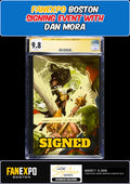 JUSTICE LEAGUE UNLIMITED #21 AGUILLO CGC SS 9.8 DAN MORA SIGNED FANEXPO PRESALE
