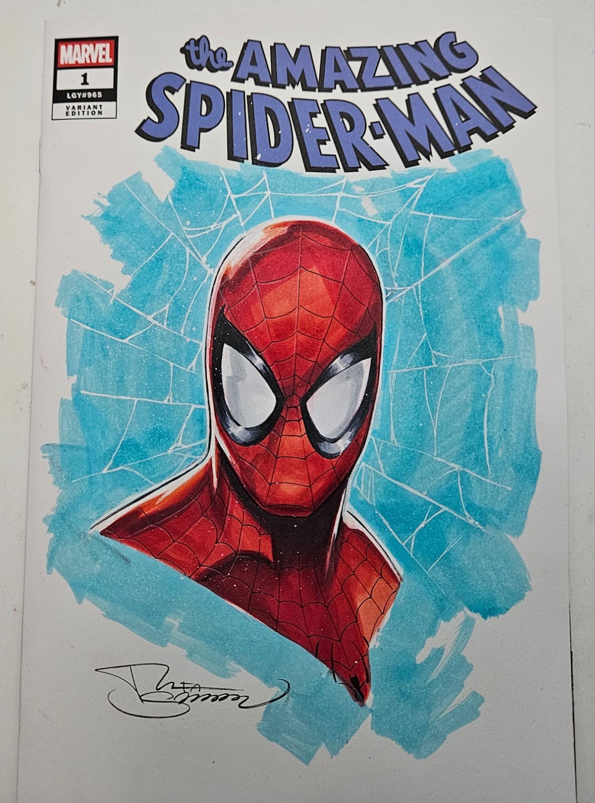 Rafa Sandoval Original Sketch • Custom Commission - On Blank Cover - CGC/RAW