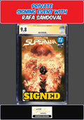 ABSOLUTE SUPERMAN #5 MAIN COVER CGC SS 9.8 RAFA SANDOVAL PRIVATE SIGNING PRESALE
