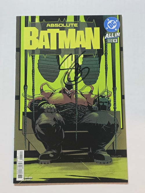 ABSOLUTE BATMAN #11 DC COMICS 2025 1ST PRINT SIGNED SCOTT SNYDER W/COA NM
