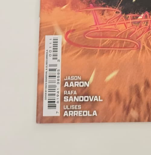 ABSOLUTE SUPERMAN #1 CVR A 1ST PRINT REMARK/2X SIGNED BY JASON AARON/SANDOVAL NM