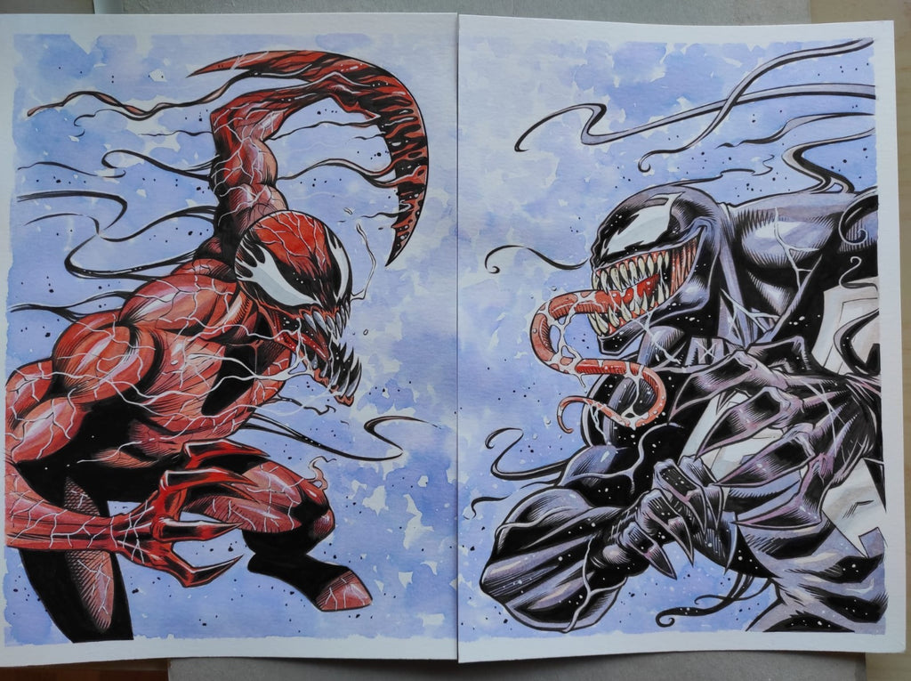 Jordi Tarragona Original Sketch • Custom Commission - On Blank Cover - CGC/RAW