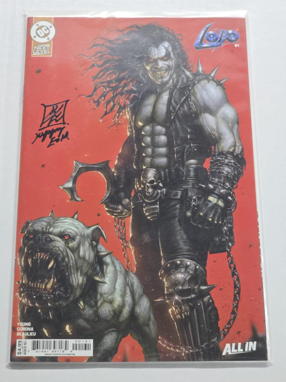 LOBO #1 DC COMICS 2026 VARIANT KYUYONG EOM SIGNED W/COA NM (7)
