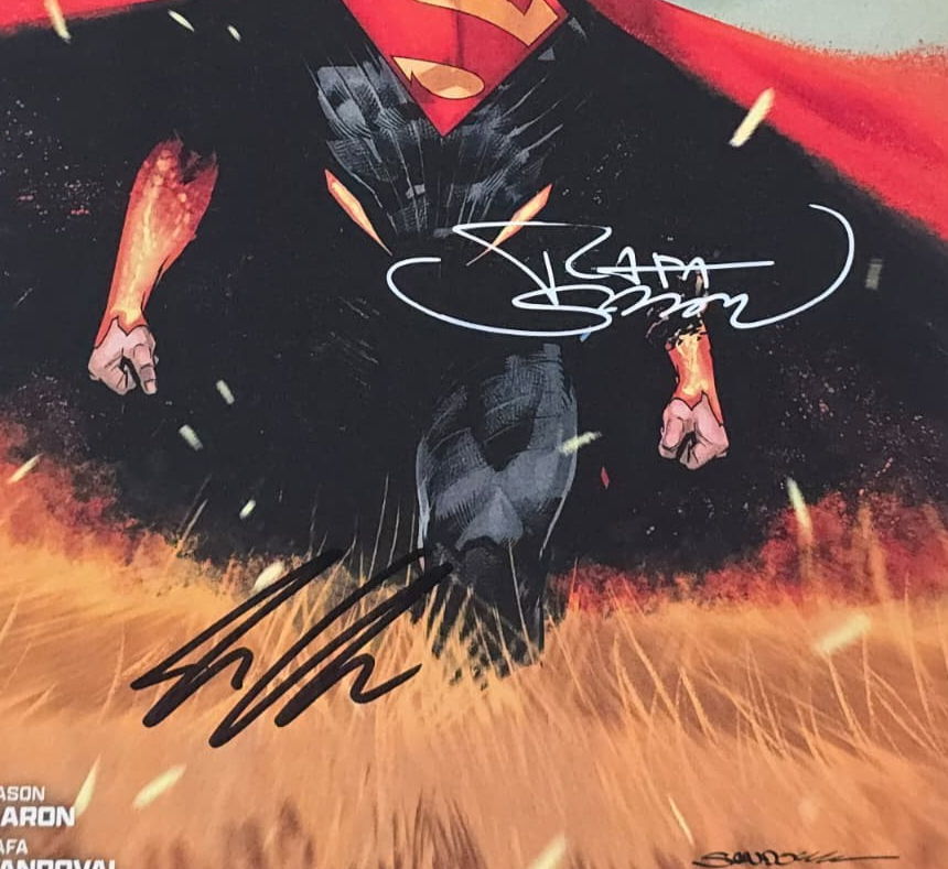 ABSOLUTE SUPERMAN #1 DC 2024 1ST PRINT SIGNED RAFA SANDOVAL/JASON AARON W/COA NM