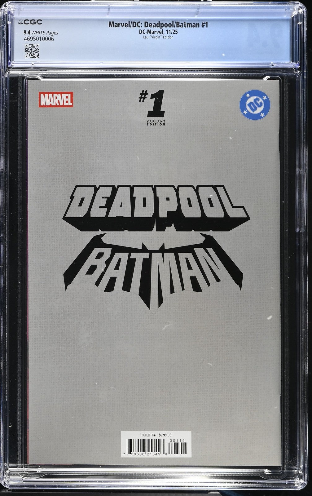 DEADPOOL BATMAN #1 MARVEL 2025 ARTGERM 1:100 VIRGIN VARIANT CGC 9.4