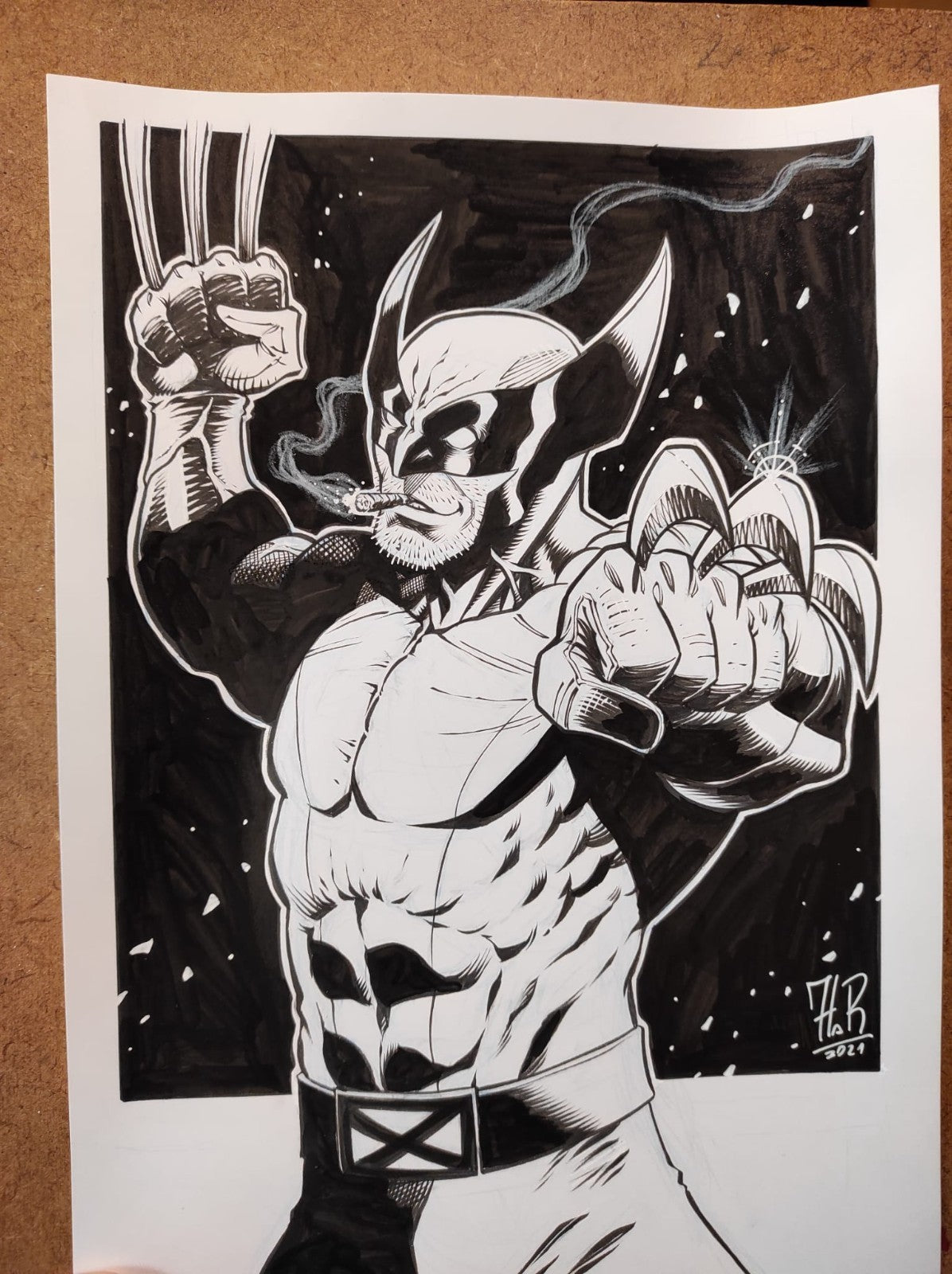 Jordi Tarragona Original Sketch • Custom Commission - On Blank Cover - CGC/RAW