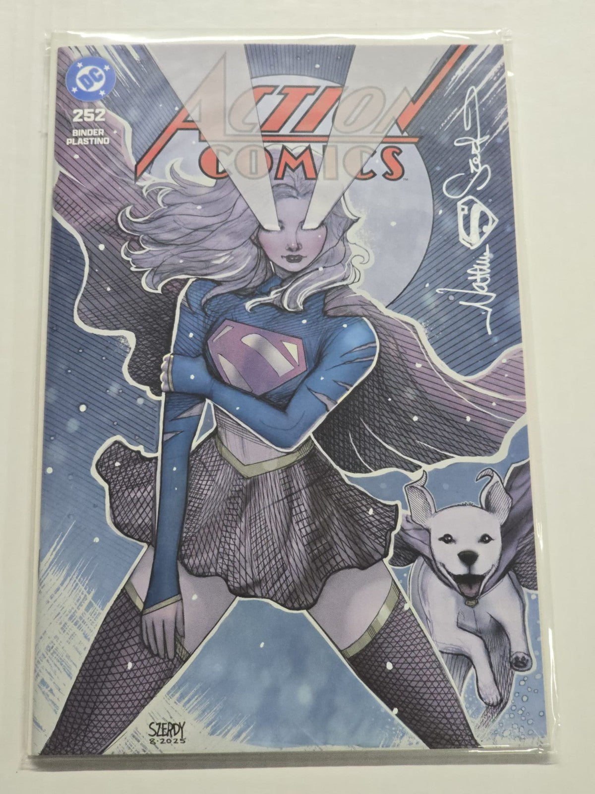 ACTION COMICS #252 EXCLUSIVE DC NATHAN SZERDY SIGNED W/COA NM+