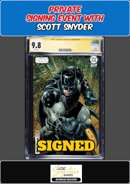 ABSOLUTE BATMAN #17 DAN PANOSIAN CGC SS 9.8 SCOTT SNYDER SIGNING PRESALE