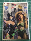 GNORTS SWIMSUIT #1 DC SIGNED CARLA COHEN NYCC EXCLUSIVE VIRGIN VARIANT W/COA NM