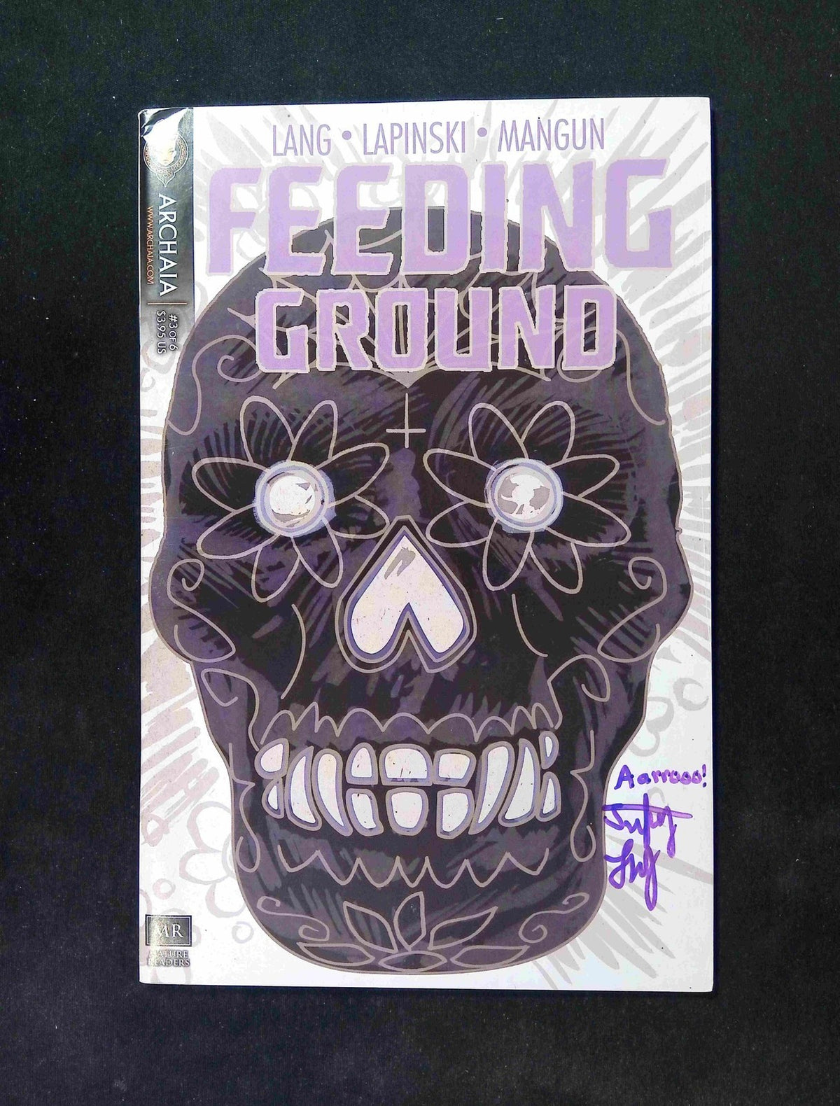 Feeding Ground #3  ARCHAIA STUDIOS Comics 2011 NM  Signed By Swifty Lang