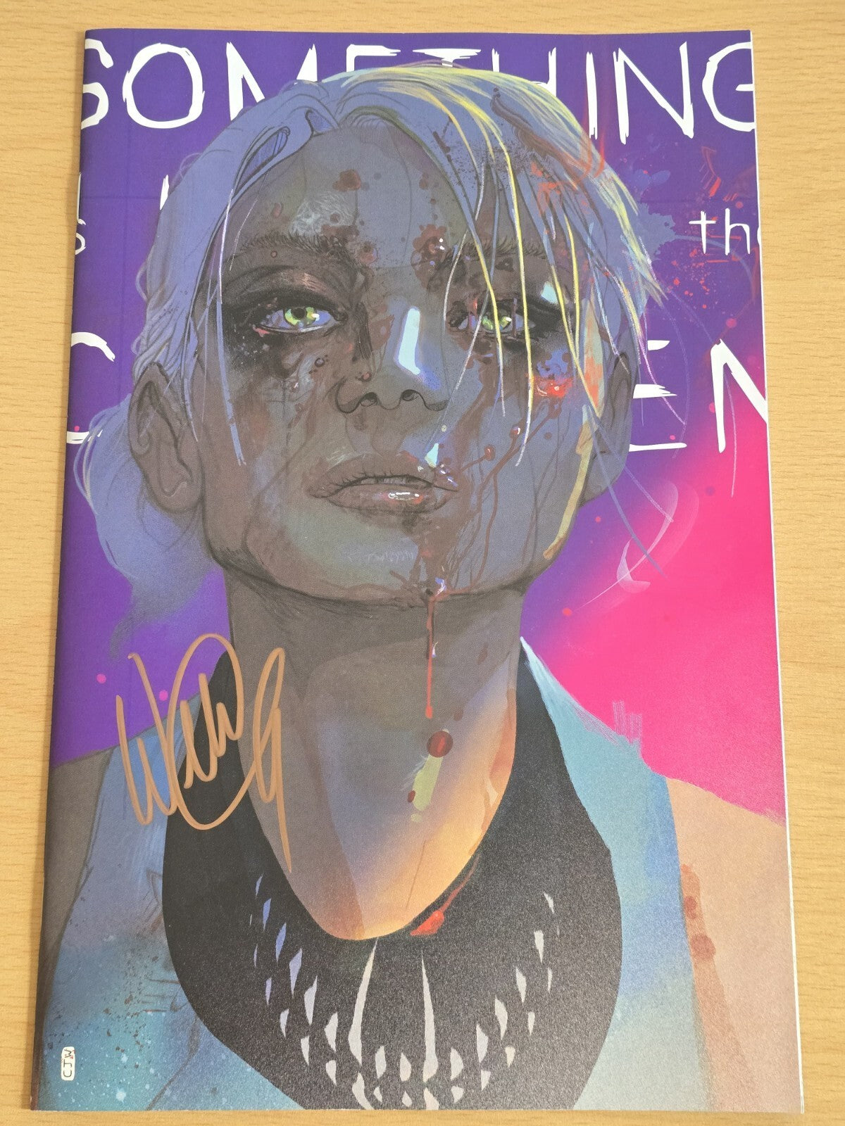 SOMETHING IS KILLING THE CHILDREN #33 WARD SIGNED BY DELLEDERA W/COA NM