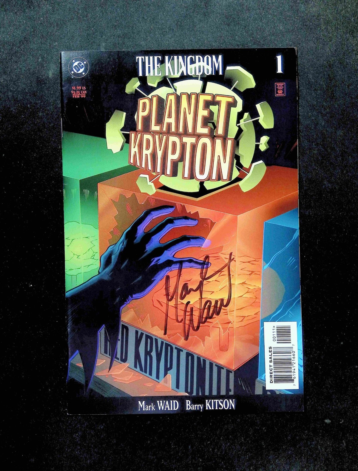Kingdom Planet Krypton #1  DC Comics 1999 VF+  Signed By Mark Waid