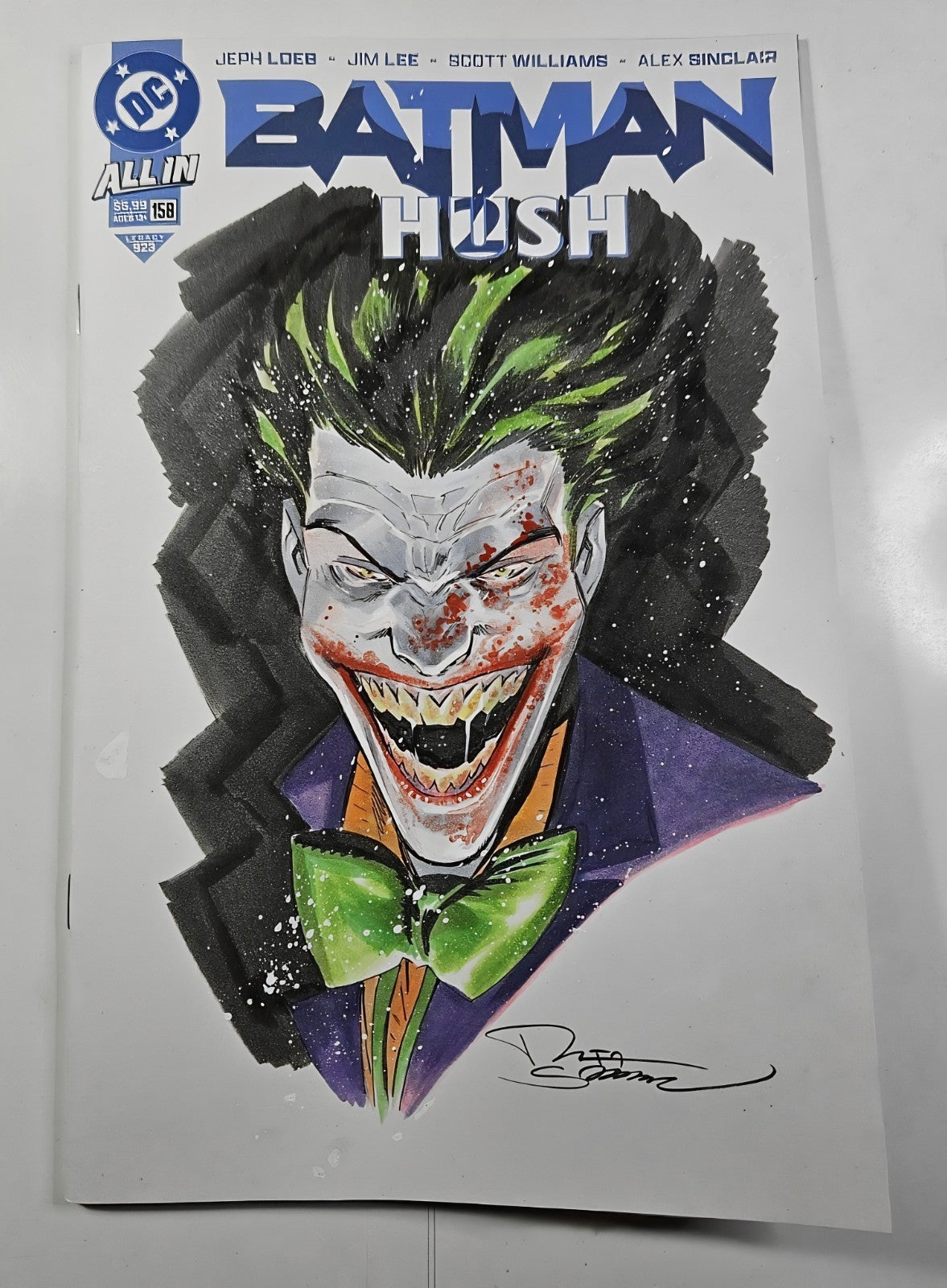 Rafa Sandoval Original Sketch • Custom Commission - On Blank Cover - CGC/RAW
