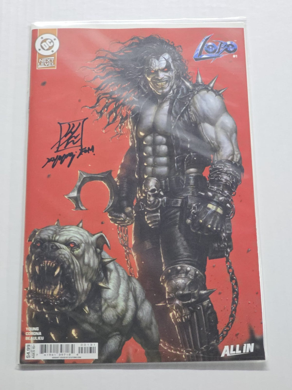 LOBO #1 DC COMICS 2026 VARIANT KYUYONG EOM SIGNED W/COA NM (2)