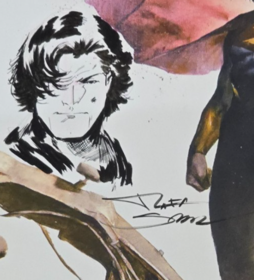 ABSOLUTE SUPERMAN #6 DC PUPPETEER LEE VARIANT SIGNED/REMARQUED RAFA SANDOVAL COA