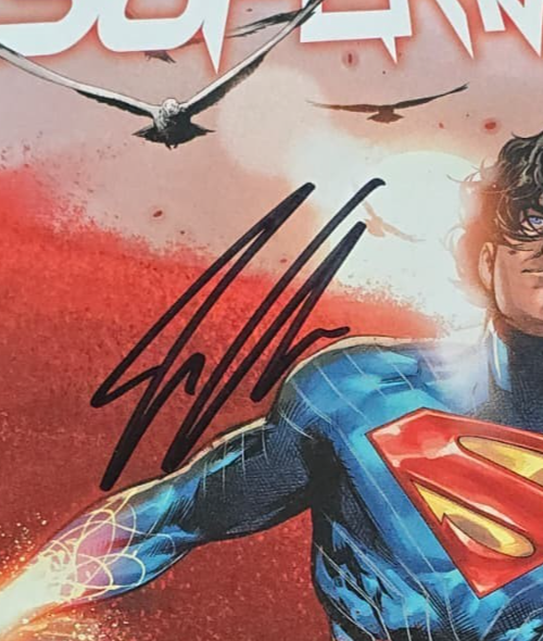 ABSOLUTE SUPERMAN #15 DC 1ST PRINT SIGNED  RAFA SANDOVAL & JASON AARON W/COA NM