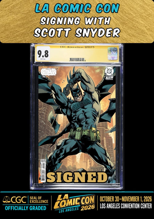 ABSOLUTE BATMAN #25 HITCH CGC SS 9.8 SIGNED SCOTT SNYDER LA COMIC CON PRESALE