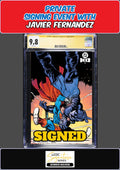 DC K.O. #1 WARREN JOHNSON CGC SS 9.8 JAVIER FERNANDEZ PRIVATE SIGNING PRESALE