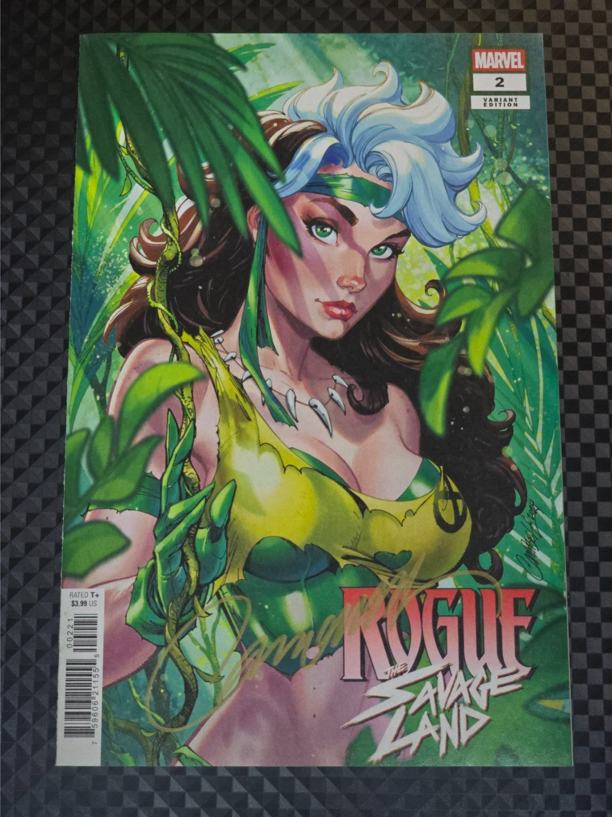 ROGUE SAVAGE LAND #2 MARVEL 2025 J SCOTT CAMPBELL VARIANT SIGNED W/COA NM
