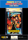 SUPERMAN #39 MAIN CGC SS 9.8 DAN MORA SIGNED FANEXPO PRESALE