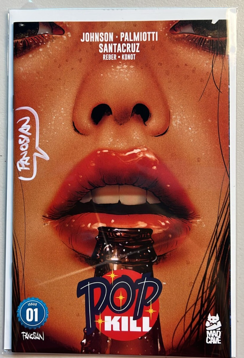 POP KILL #1 MAD CAVE COMICS 2025 DAN PANOSIAN VARIANT SIGNED W/COA NM