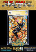 ABSOLUTE CATWOMAN #2 CGC SS 9.8 SNYDER/GRAYSON/BENGAL 3X SIGNED FANEXPO PRESALE