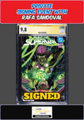 ABSOLUTE SUPERMAN #11 MAIN CGC SS 9.8 RAFA SANDOVAL PRIVATE SIGNING PRESALE