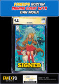 JUSTICE LEAGUE UNLIMITED #20 EVELY CGC SS 9.8 DAN MORA SIGNED FANEXPO PRESALE