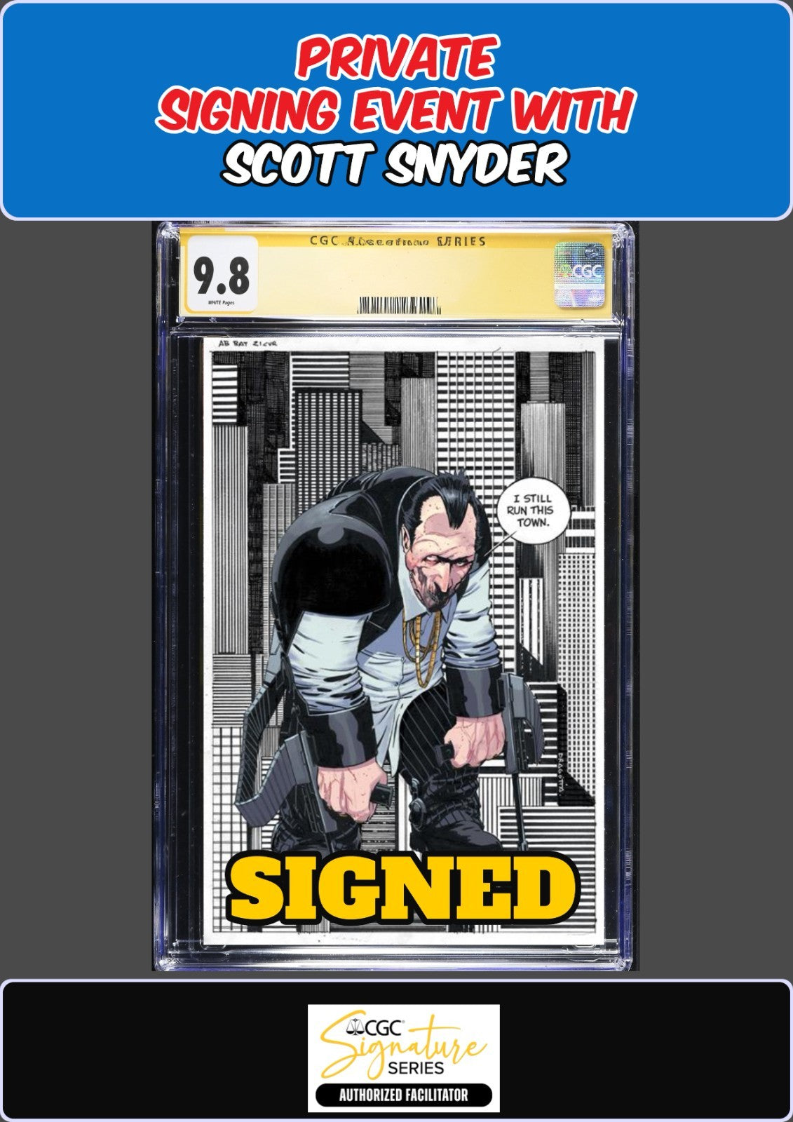 ABSOLUTE BATMAN #21 NICK DRAGOTTA VAR CGC SS 9.8 SCOTT SNYDER SIGNING PRESALE