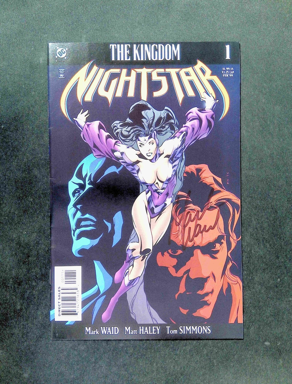 Kingdom Nghtstar #1  DC Comics 1999 VF+  Signed By Mark Waid
