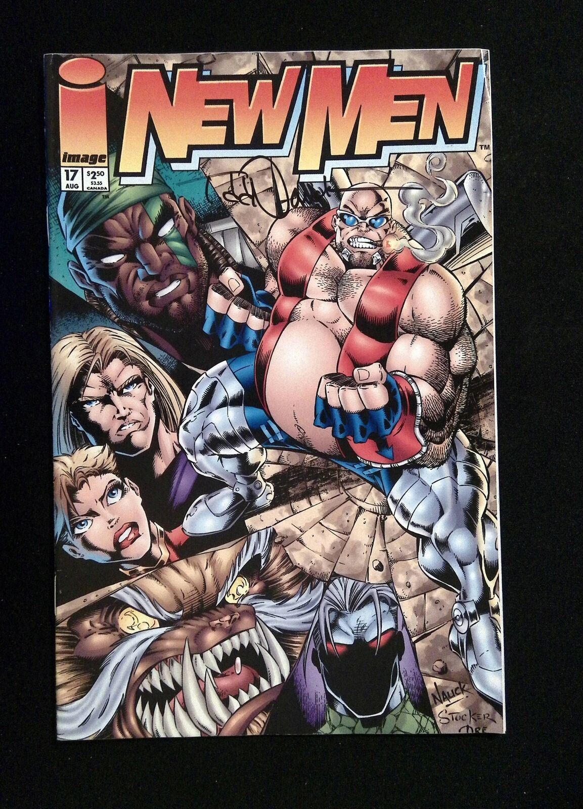 Newmen #17  Image Comics 1995 VF/NM  Signed By Todd Nauck