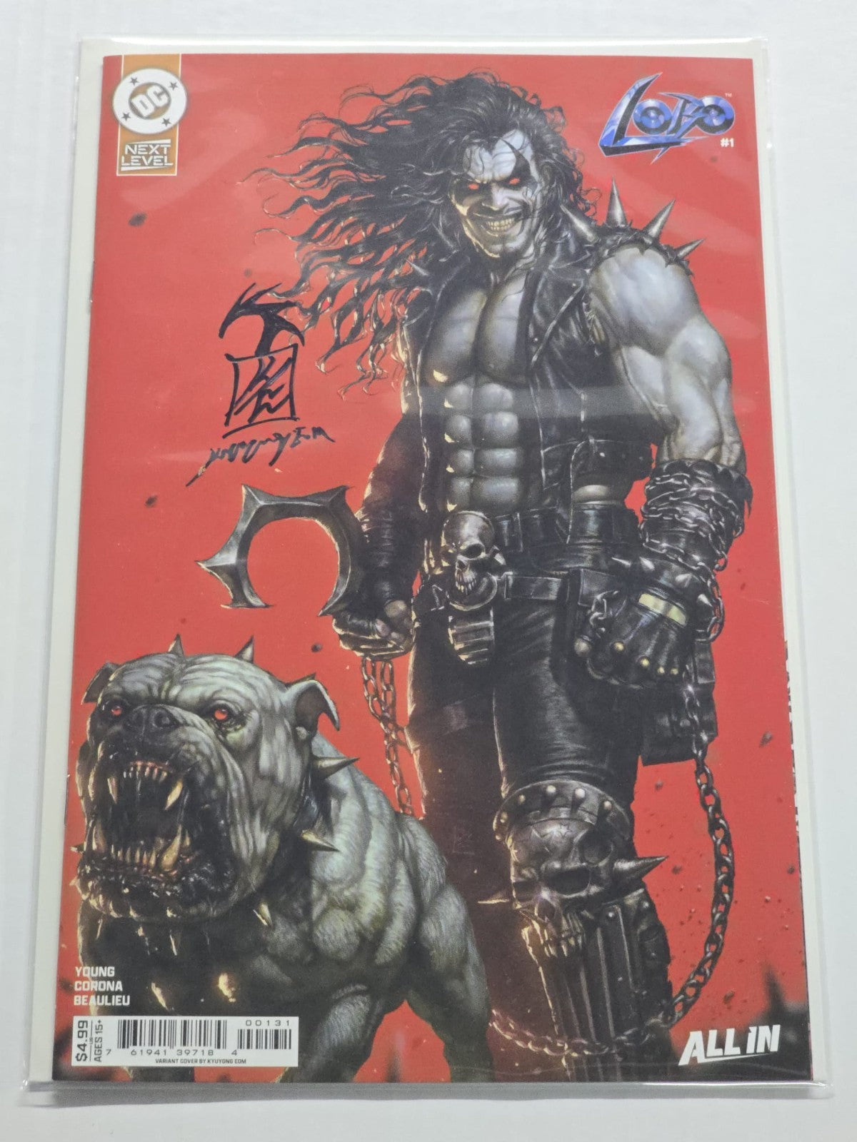 LOBO #1 DC COMICS 2026 VARIANT KYUYONG EOM SIGNED W/COA NM (6)