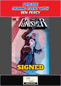 PUNISHER RED BAND #1 E.M. GIST RAW BEN PERCY PRIVATE SIGNING W/COA PRESALE NM