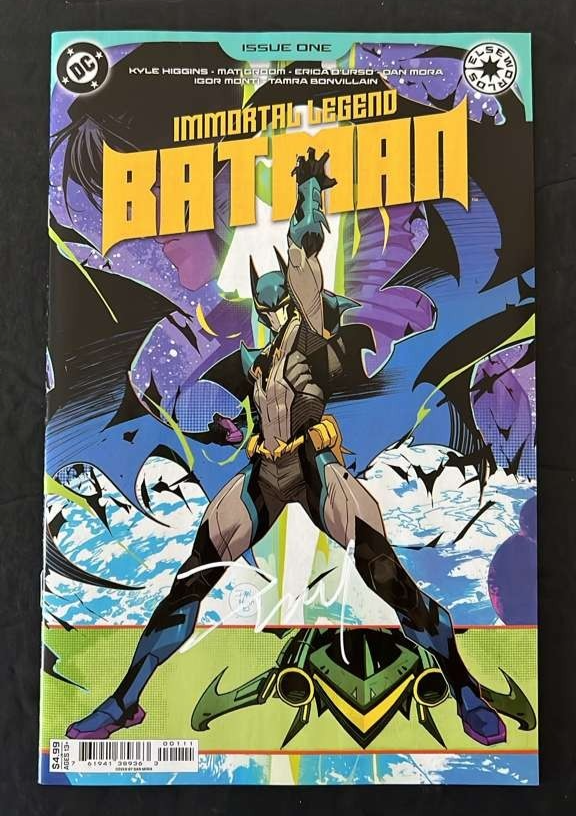 IMMORTAL LEGEND OF BATMAN #1 DC 2025 MAIN COVER SIGNED BY DAN MORA NYCC W/COA NM