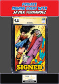 DC K.O. #2 WARREN JOHNSON CGC SS 9.8 JAVIER FERNANDEZ PRIVATE SIGNING PRESALE