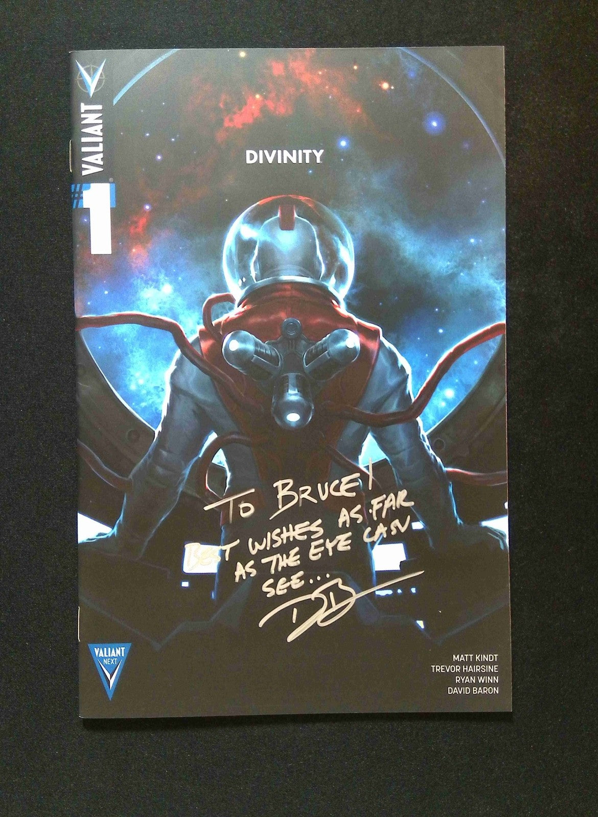 Divinity #1H  VALIANT 2015 NM-  Djurdjevic Variant . Signed By DAVID BARON
