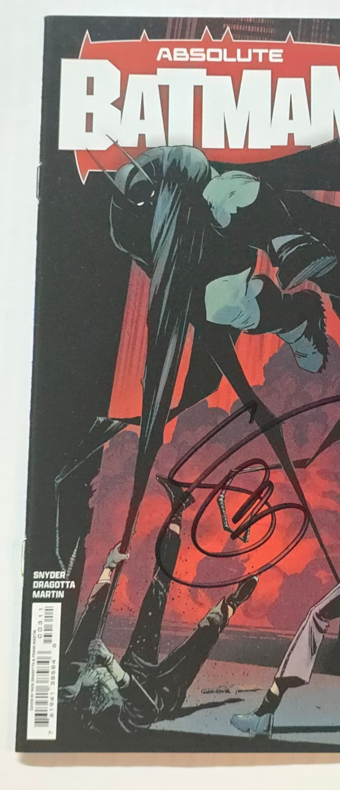ABSOLUTE BATMAN #3 MAIN COVER DC 2025 1ST PRINT SIGNED SCOTT SNYDER W/COA NM