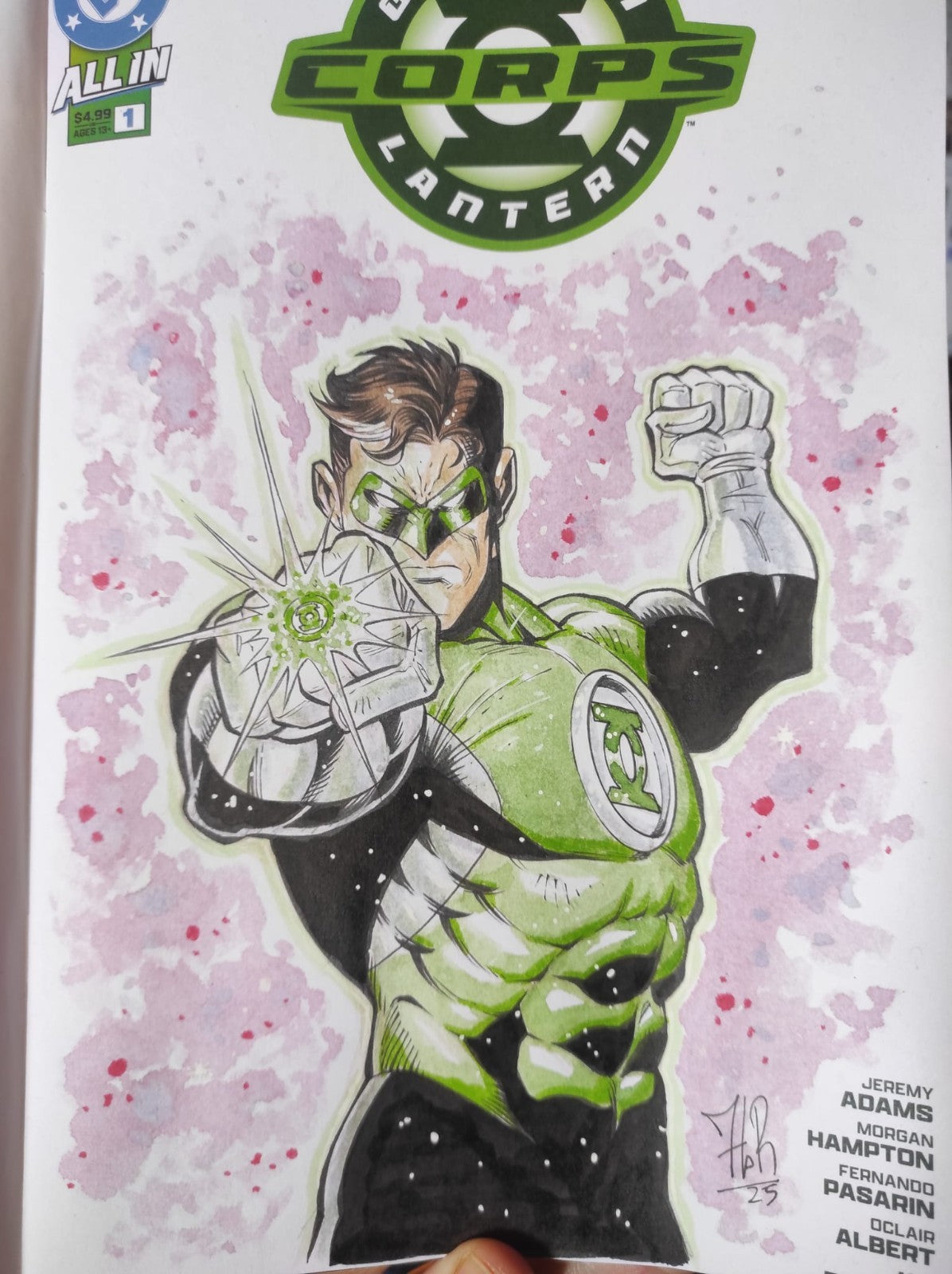 Jordi Tarragona Original Sketch • Custom Commission - On Blank Cover - CGC/RAW