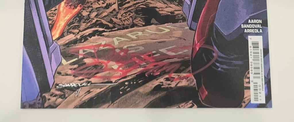 ABSOLUTE SUPERMAN #2 DC 2025 CVR A 1ST PRINT SIGNED BY RAFA SANDOVAL W/COA NM