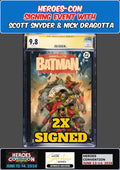 ABSOLUTE BATMAN #20 AGUILLO CGC SS 9.8 SNYDER/DRAGOTTA HEROES-CON 2X PRESALE