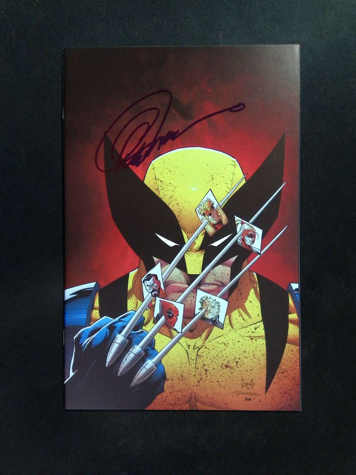 WOLVERINE REVENGE RED BAND #2 1:100 VIRGIN VARIANT SIGNED BY GREG CAPULLO W/ COA