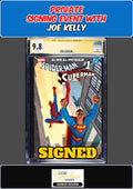 SPIDER-MAN SUPERMAN #1 1:25 E.M. GIST CGC SS JOE KELLY PRIVATE SIGNING PRESALE