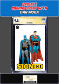 BATMAN SUPERMAN WORLDS FINEST #49 CGC SS 9.8 DAN MORA PRIVATE SIGNING PRESALE