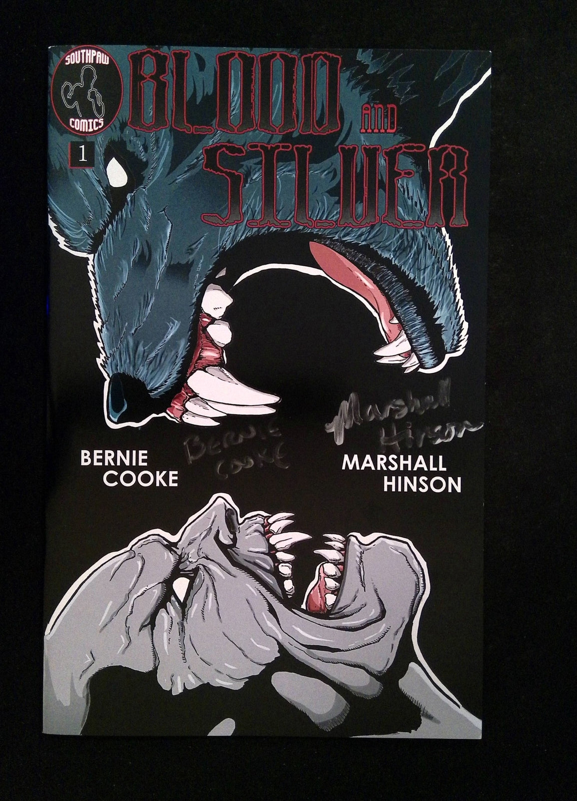 Blood And Silver #1  SOUTHPAW Comics  NM+  SIGNED BY COOKE & HINSON