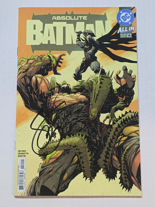ABSOLUTE BATMAN #14 MAIN COVER DC 2025 1ST PRINT SIGNED SCOTT SNYDER W/COA NM