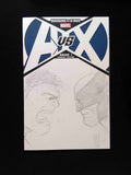Avengers vs. X-Men #1  MARVEL Comics 2012 NM+  SKETCHED + SIGNED JOSHUA BOROUGHS
